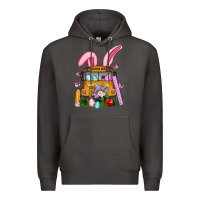 Smoke school bus easter Premium Hoodie - Artiststas
