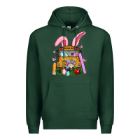 Sports Green school bus easter Premium Hoodie - Artiststas
