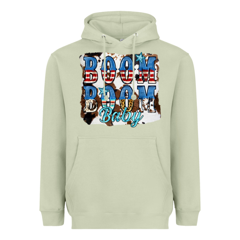 Boom Boom Baby Heavyweight Hoodie by JahusDesignShop | Teevron
