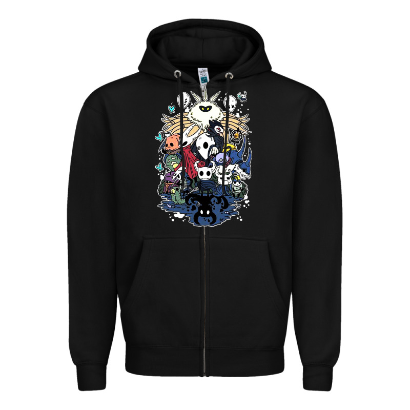 Hollow Knight Fan Art Zipper Hoodie by linhVisuals | Teevron