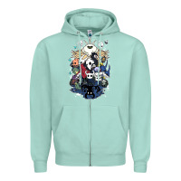 Seafoam hollow knight fan art Zipper Hoodie - linhVisuals