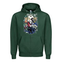 Sports Green hollow knight fan art Zipper Hoodie - linhVisuals