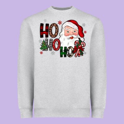Ho Ho Ho Heavyweight Sweatshirt Designed By Jahusdesignshop