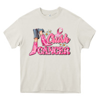 Cream crush cancer Heavy Core Tee - CowGirlArtShop