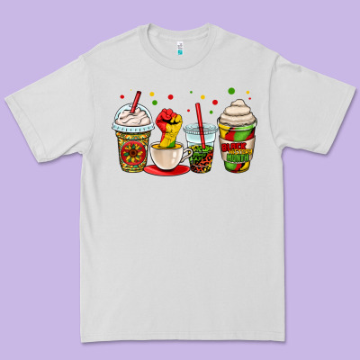 Juneteenth Bhm Coffee Cups Premium Tee Designed By Oliviacreatesart