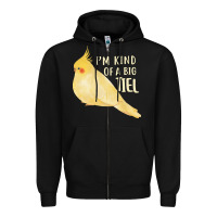 Black cockatiel t  shirt i’m kind of a big tiel t  shirt Zipper Hoodie - linhVisuals