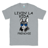 Heather Grey Livin' la vida Frenchie Classic Tee - Bettercallsaul