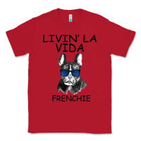 Red Livin' la vida Frenchie Classic Tee - Bettercallsaul
