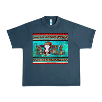 Midnight Navy western christmas baby cow noel tumbler Urban Heavy Tee - Jasminsmagicworld