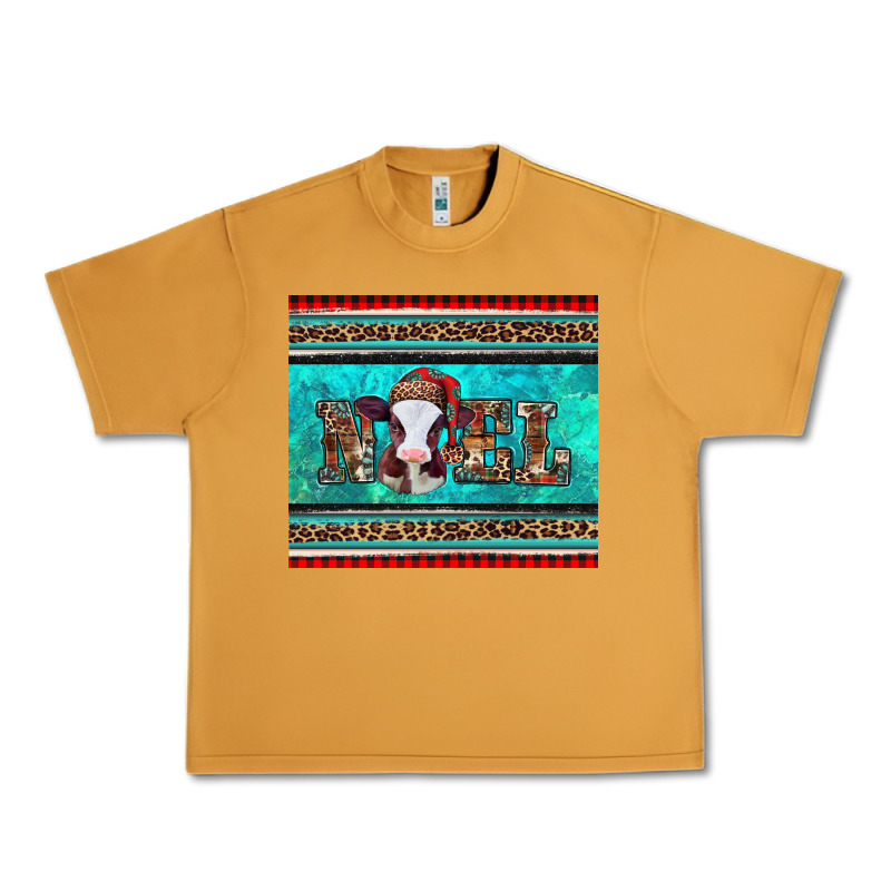 Western Christmas Baby Cow Noel Tumbler Urban Heavy Tee by Jasminsmagicworld | Teevron