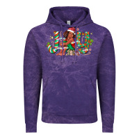 Cloud Purple Joy Girl Black Vintage Hoodie - CowhideDigitalArt