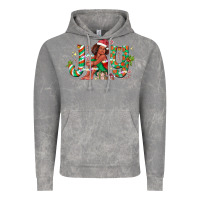 Cloud Rock Joy Girl Black Vintage Hoodie - CowhideDigitalArt