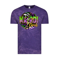 Cloud Purple mardi gras lightning Vintage Tee - FaDigitalArtStudio