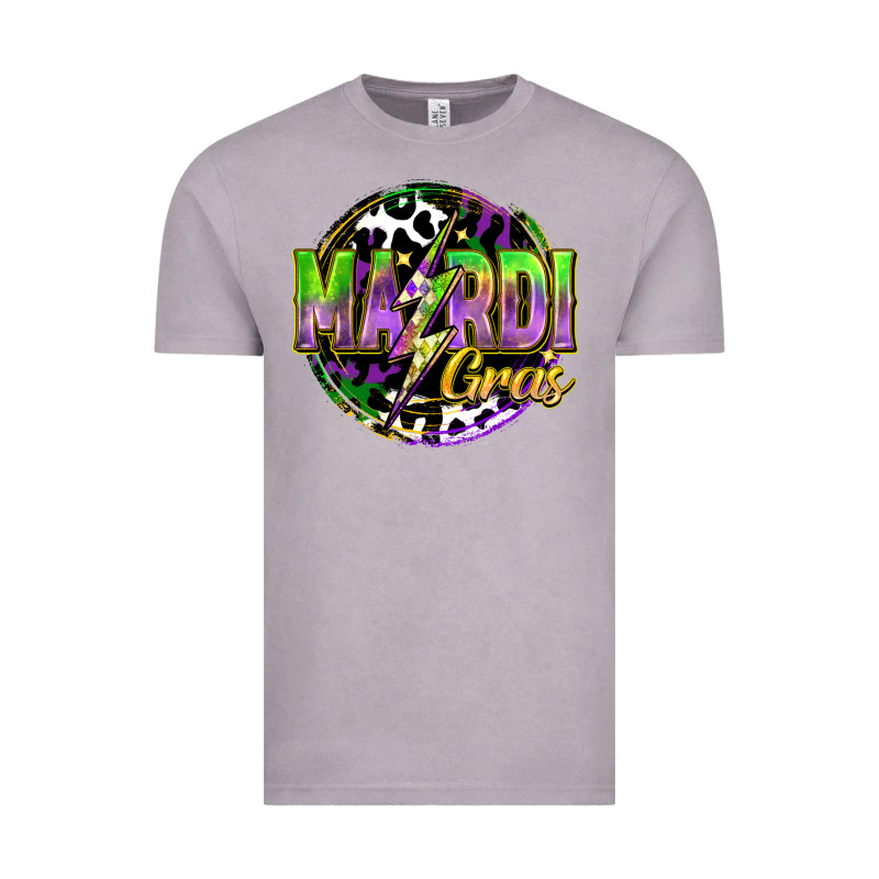 Mardi Gras Lightning Vintage Tee by FaDigitalArtStudio | Teevron