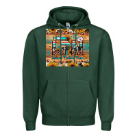 Sports Green lpn licensed practical nurse Zipper Hoodie - JahusDesignShop