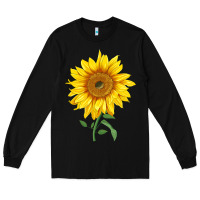 Black Bambino Sunflower Long Sleeve Tee - LillyAllenDesigns