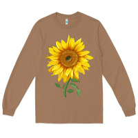 Toasted Coconut Bambino Sunflower Long Sleeve Tee - LillyAllenDesigns