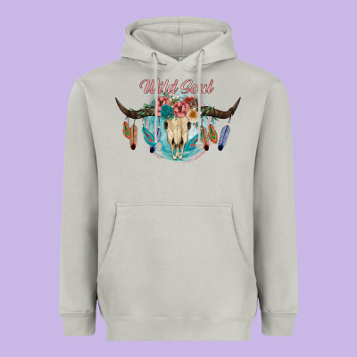 Wild Soul Heavyweight Hoodie Designed By Jahusdesignshop
