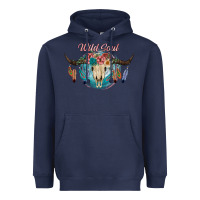 Navy Wild Soul Heavyweight Hoodie - JahusDesignShop