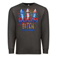 Smoke Boom Bıtch Get Out The Way Premium Sweatshirt - JahusDesignShop