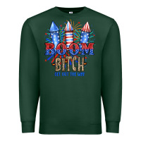 Sports Green Boom Bıtch Get Out The Way Premium Sweatshirt - JahusDesignShop