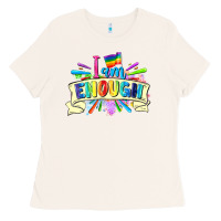 Bone I am enough Ladies Tee - FaDigitalArtStudio