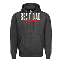 Charcoal Heather fathers day t  shirt father's day dad vintage t  shirt Zipper Hoodie - linhVisuals