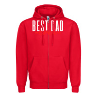 Red fathers day t  shirt father's day dad vintage t  shirt Zipper Hoodie - linhVisuals