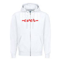 White fathers day t  shirt father's day dad vintage t  shirt Zipper Hoodie - linhVisuals