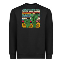 Black cactus sunflower coaster Heavyweight Sweatshirt - JahusDesignShop