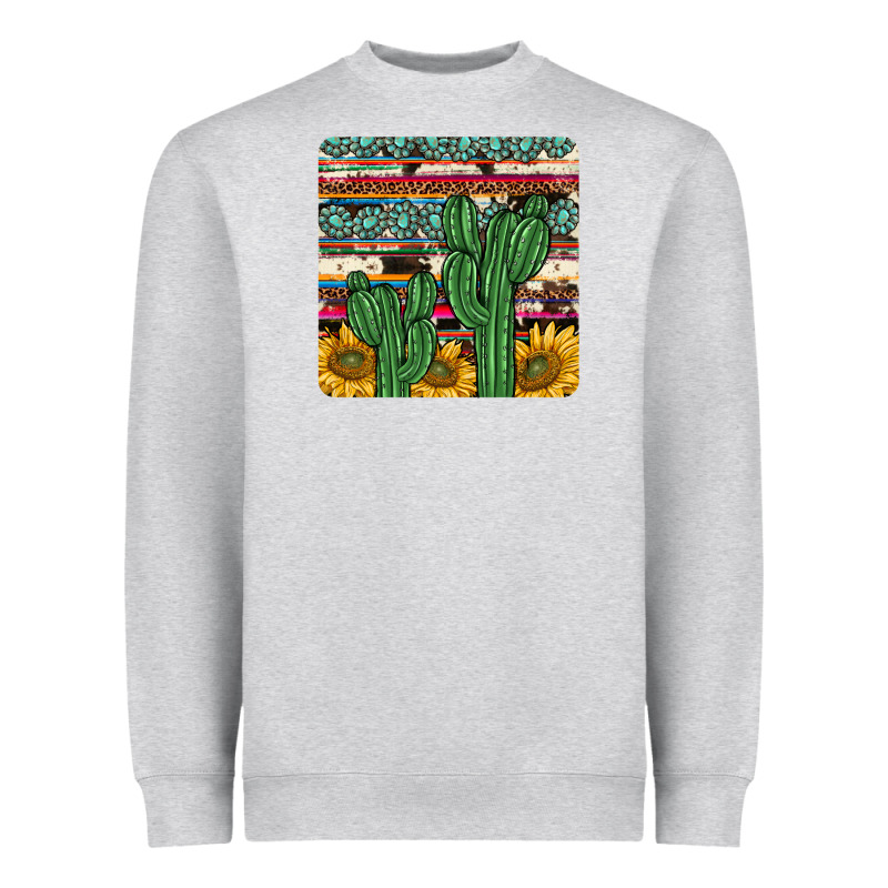 Cactus Sunflower Coaster Heavyweight Sweatshirt by JahusDesignShop | Teevron