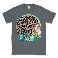Charcoal Heather Easter vibes Easter Day Classic Tee - CowGirlArtShop