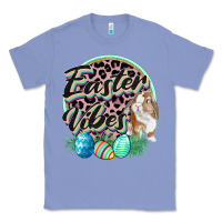 Colony Blue Easter vibes Easter Day Classic Tee - CowGirlArtShop