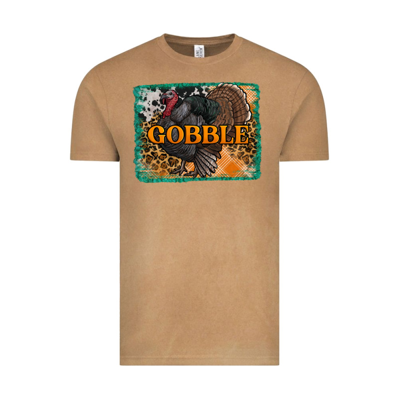 Thanksgiving Turkey Gobble With Background Vintage Tee by RanaPortraitStore | Teevron