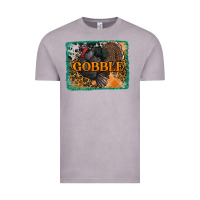 Vintage Zinc thanksgiving turkey gobble with background Vintage Tee - RanaPortraitStore