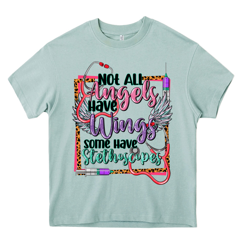 Not All Angels Have Wings Heavy Core Tee by CowGirlArtShop | Teevron