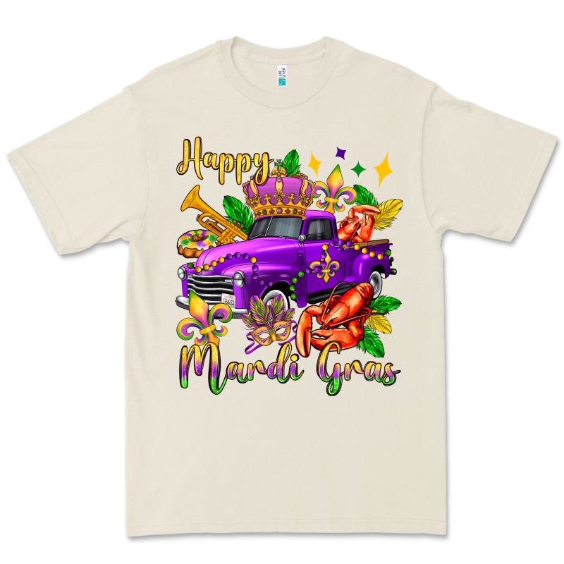 Happy Mardi Gras Truck Olivia Premium Tee by OliviaCreatesArt | Teevron