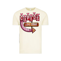 Vintage Arctic Valentines Day Cupid's Love Lodge Vintage Tee - FaDigitalArtStudio