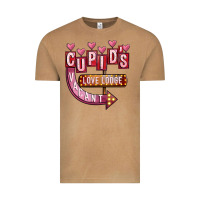 Vintage Camel Valentines Day Cupid's Love Lodge Vintage Tee - FaDigitalArtStudio