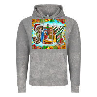 Cloud Rock joy jesus Vintage Hoodie - CowhideDigitalArt