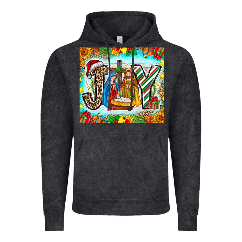 Joy Jesus Vintage Hoodie by CowhideDigitalArt | Teevron