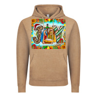 Vintage Coffee joy jesus Vintage Hoodie - CowhideDigitalArt