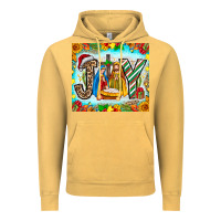 Vintage Mustard joy jesus Vintage Hoodie - CowhideDigitalArt