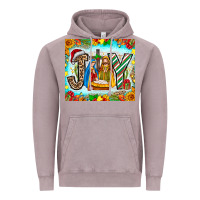 Vintage Zinc joy jesus Vintage Hoodie - CowhideDigitalArt