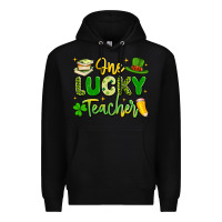 Black one lucky teacher Premium Hoodie - Artiststas