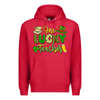 Cardinal one lucky teacher Premium Hoodie - Artiststas