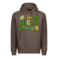 Coffee one lucky teacher Premium Hoodie - Artiststas