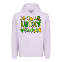 Lilac one lucky teacher Premium Hoodie - Artiststas
