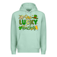 Seafoam one lucky teacher Premium Hoodie - Artiststas