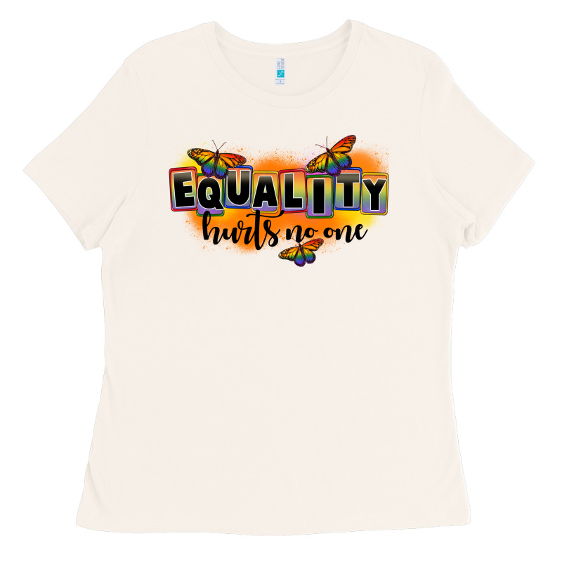 Equality Hurts No One Ladies Tee by FaDigitalArtStudio | Teevron
